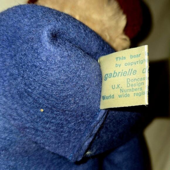 Paddington Bear Beanie Vintage Original Gabrielle Designs 1977 Collectible Rare - Picture 6 of 12
